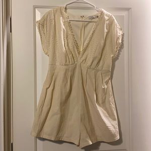 Cream colored romper